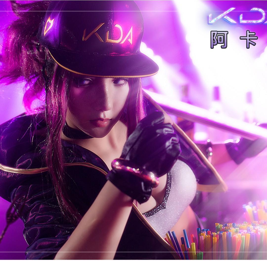 Po League Of Legends K Da Akali Cosplay Entertainment J Pop On Carousell Pop star girls akali reversible jacket with a dragon patch is luminous. po league of legends k da akali cosplay