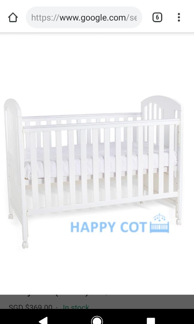 happy wonder 5 in 1 convertible baby cot