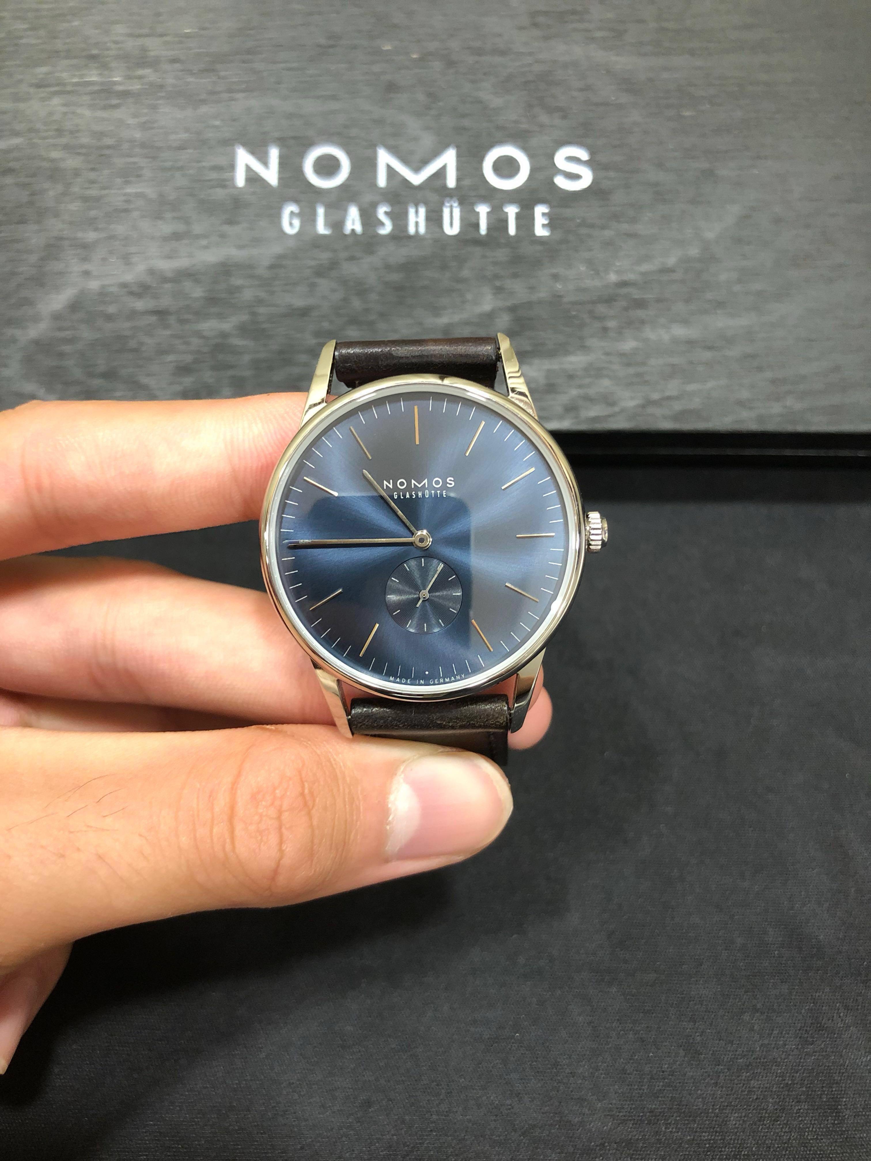 Nomos orion 38 shop midnight blue