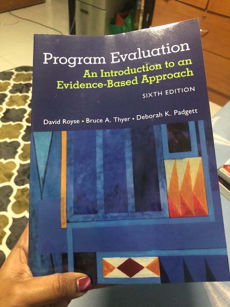 Program Evaluation Books Stationery Textbooks Tertiary On