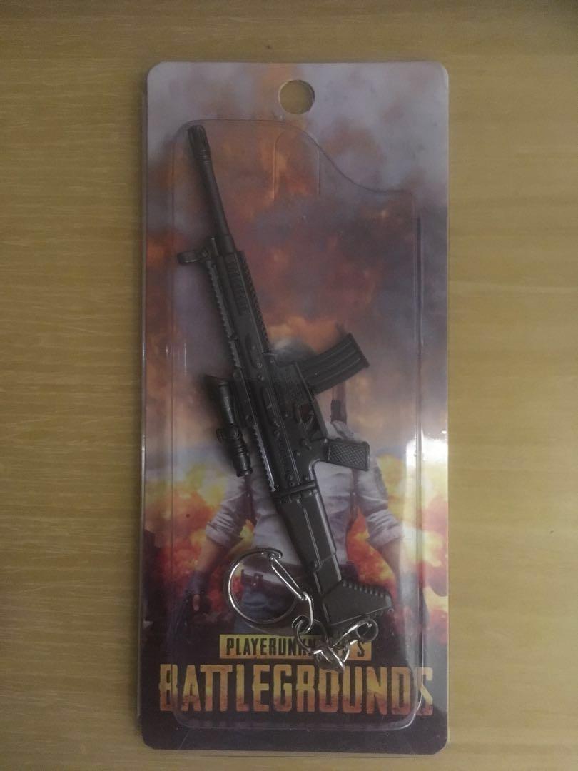 Pubg Scar L Assault Rifle Keychain Toys Games Others On Carousell