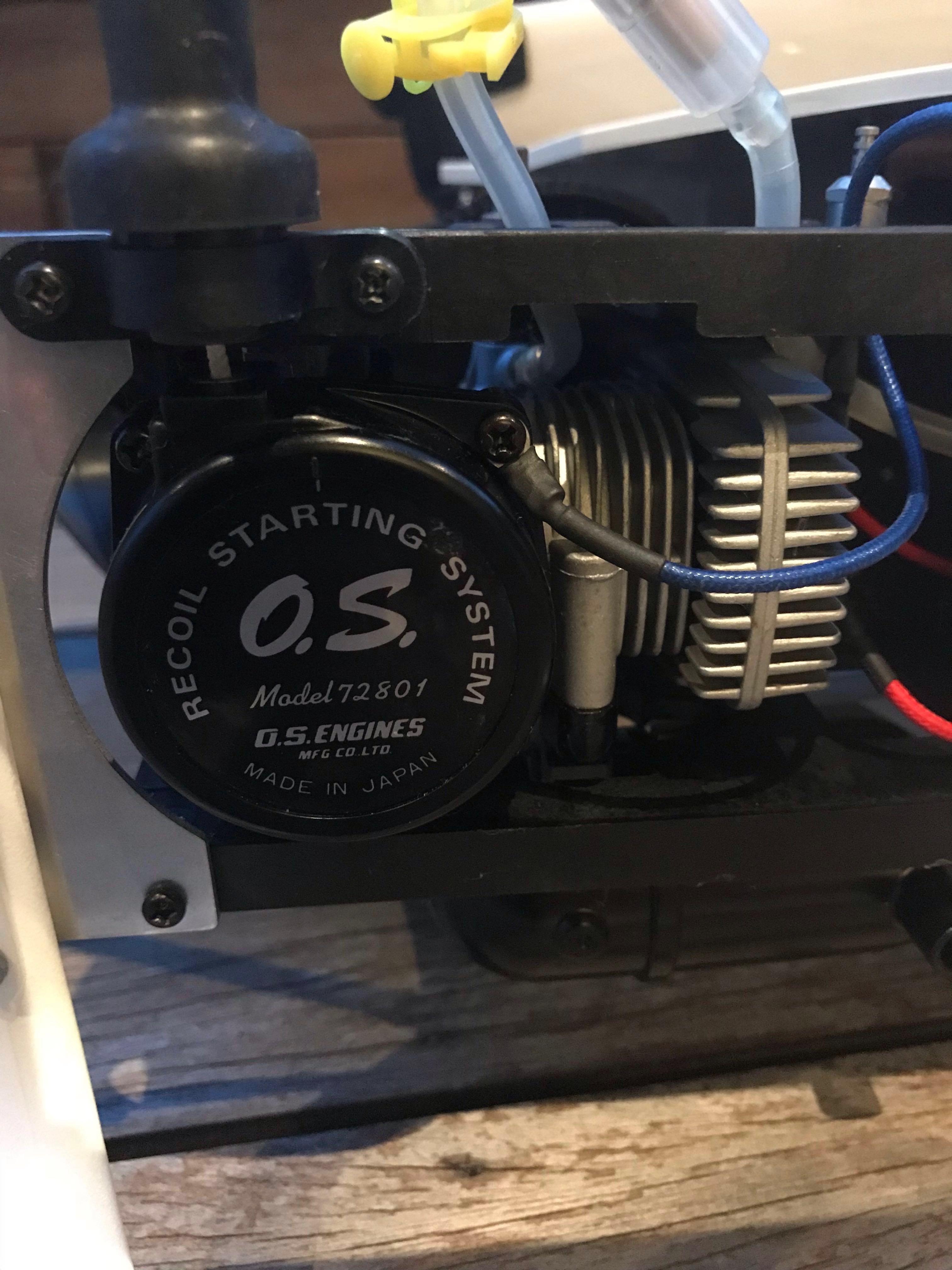 RC Helicopter Hirobo Shuttle ZX w Servos, OS Max32SXHX Ring Engine