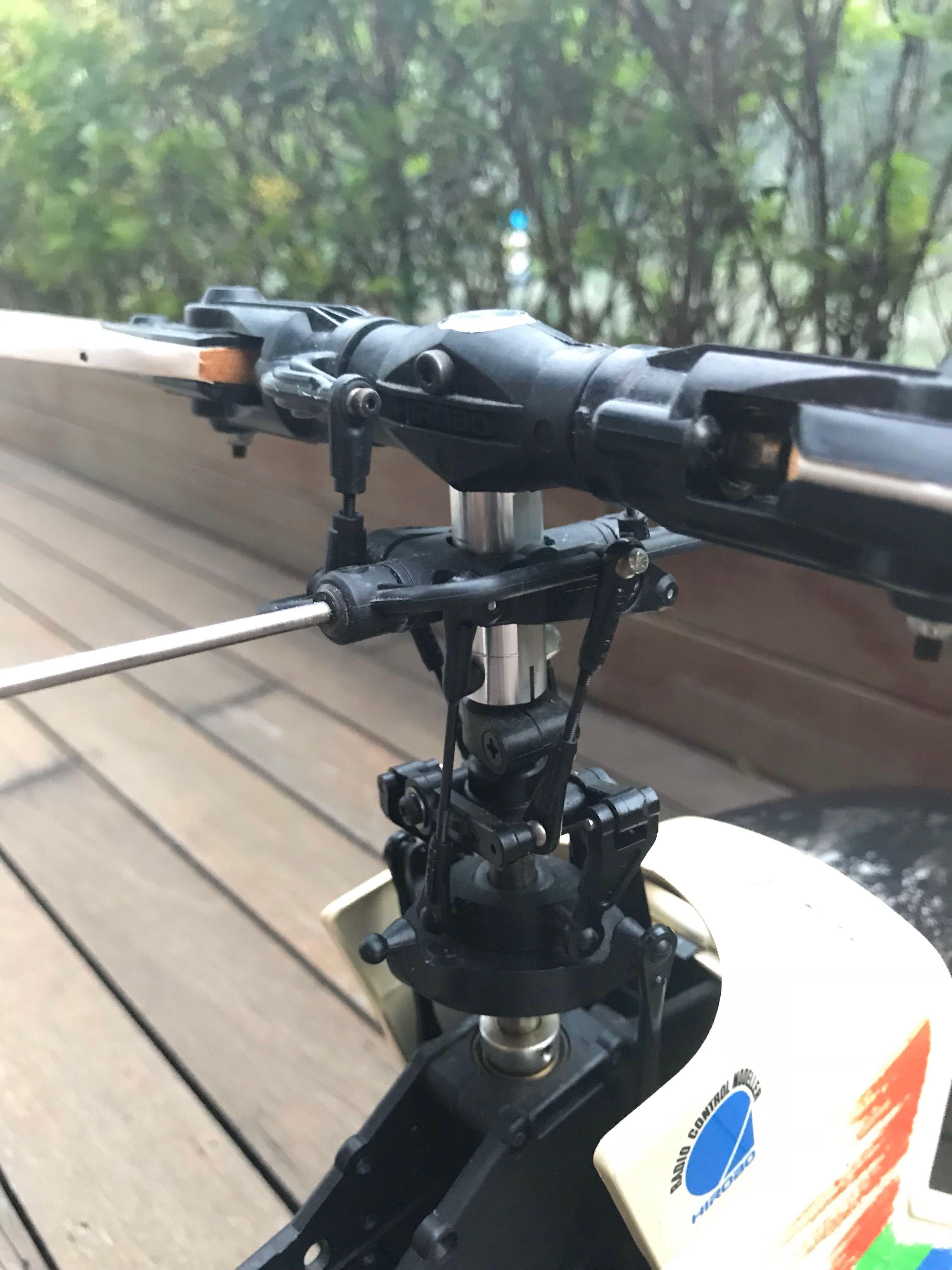 RC Helicopter Hirobo Shuttle ZX w Servos, OS Max32SXHX Ring Engine