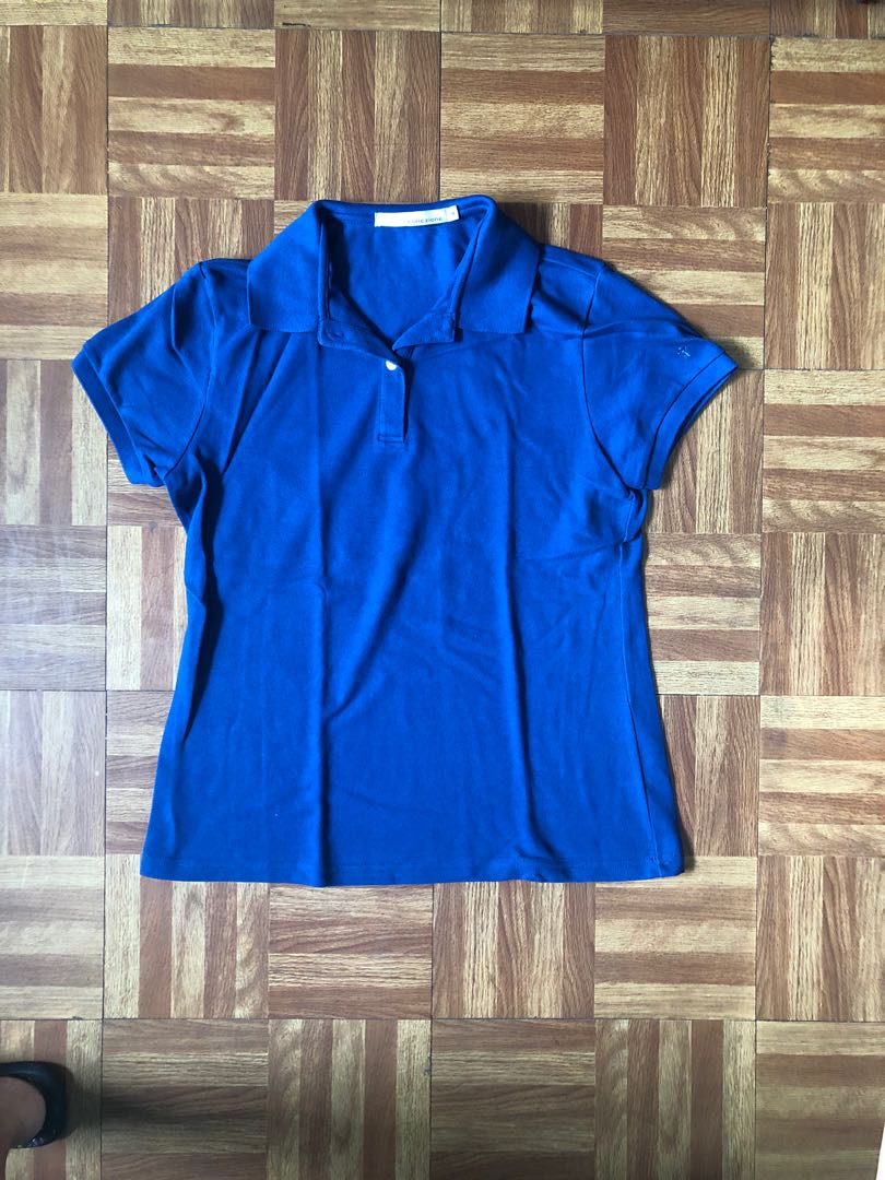 Royal Blue Polo Shirt, Women's Fashion, Tops, Shirts on Carousell