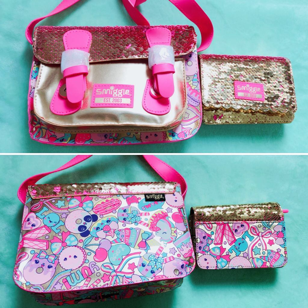 Sale Authentic Smiggle 15th Bday Satchel Purse Combo Babies Kids Going Out Diaper Bags Wetbags on Carousell