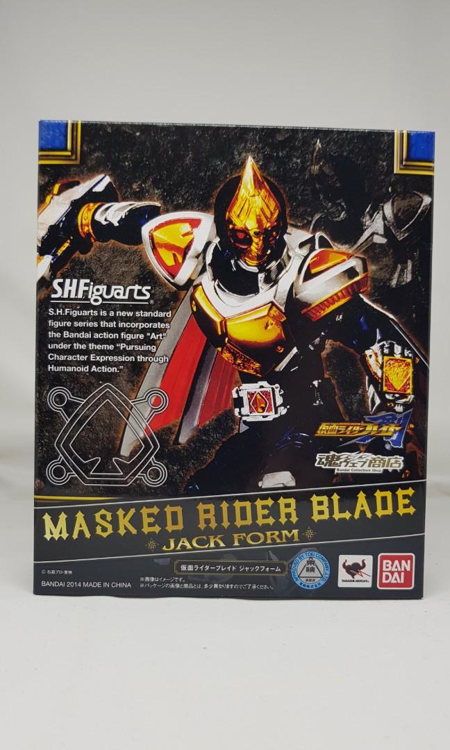 S H Figuarts Kamen Rider Blade Jack Form Toys Games Bricks Figurines On Carousell