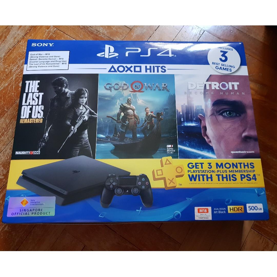 Playstation ps4 slim 1tb only on playstation greatest hits bundle 2025