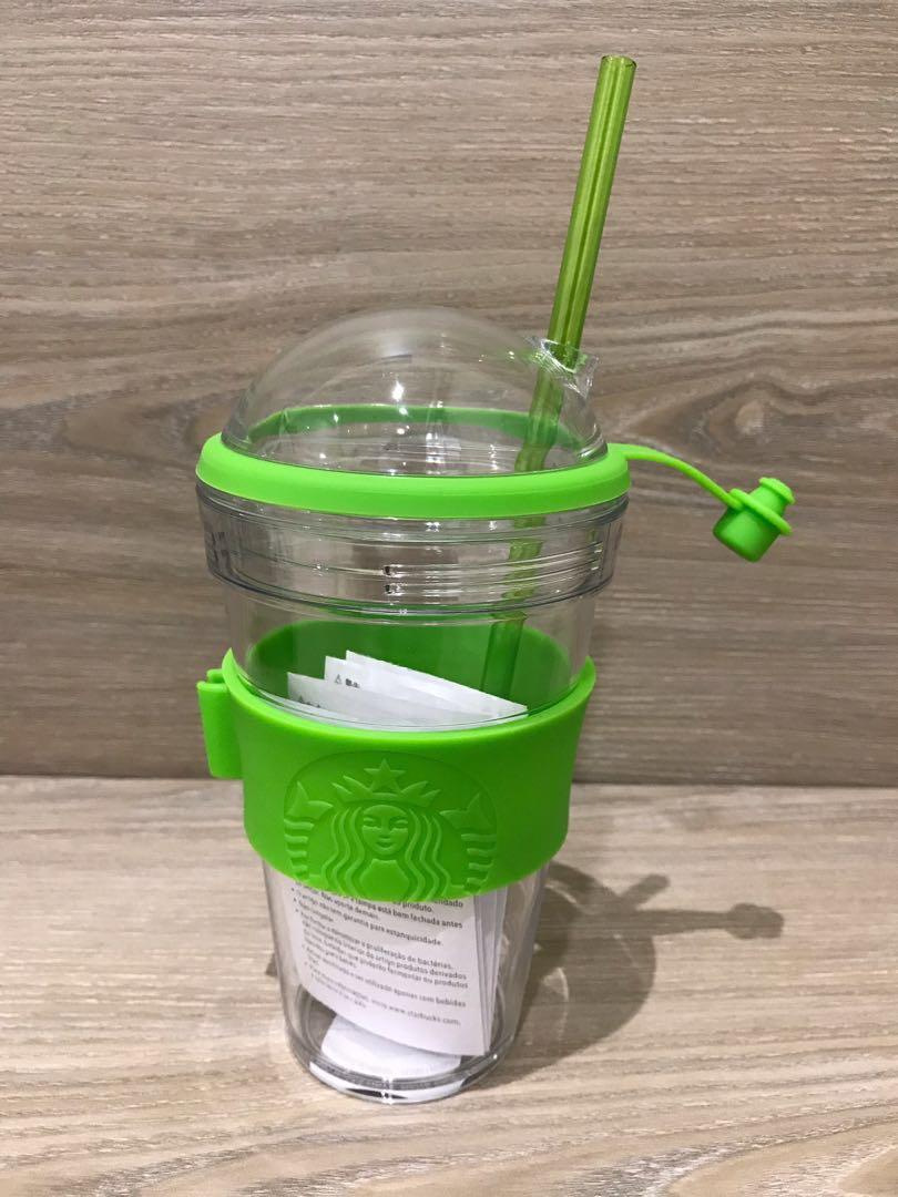 Starbucks Tumbler with reusable Straw, Kitchen & Appliances di Carousell