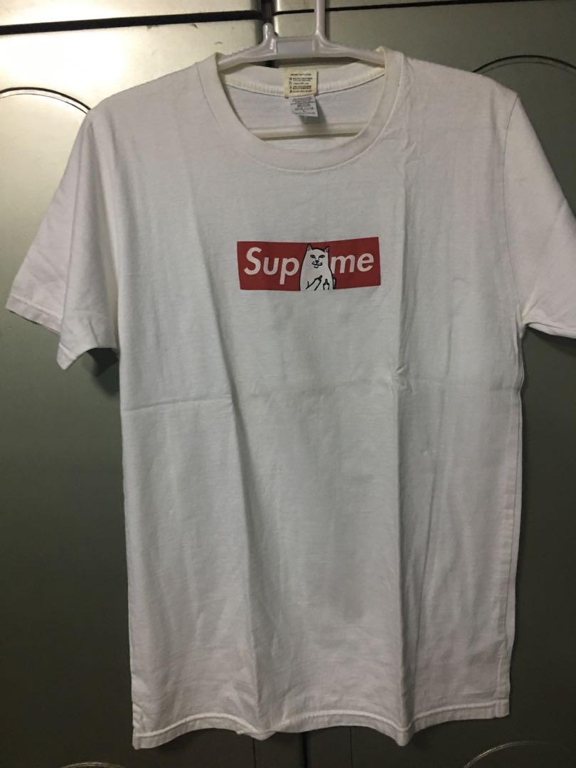 Supreme X Ripndip Men S Fashion Tops Sets Tshirts Polo Shirts On Carousell