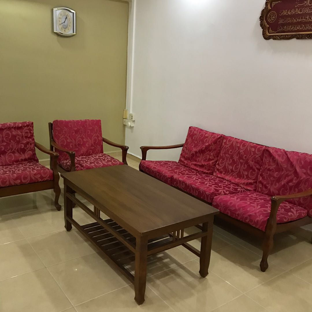 Teak Wood Sofa Set Furniture Sofas On Carousell