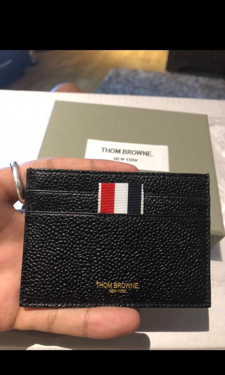 Thom Browne Card Holder, Luxury, Bags & Wallets on Carousell