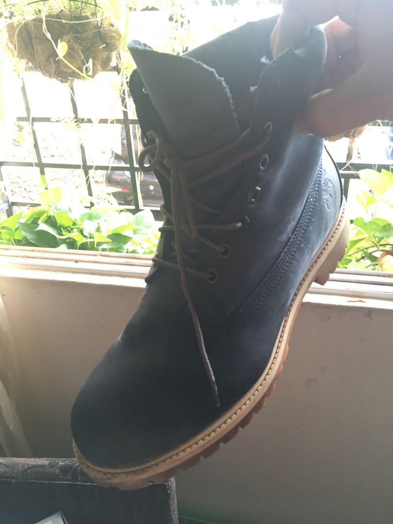 Timberland Boots Blue Suede Men s Fashion Footwear Boots on