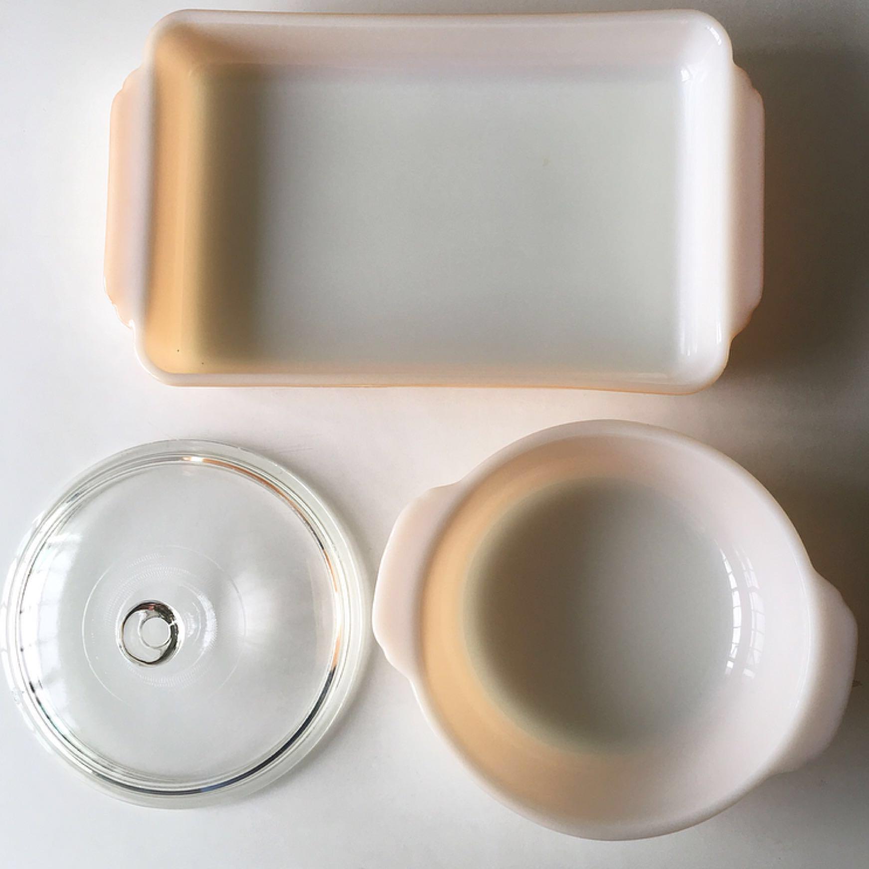 Vintage CopperTint Fire King Anchor Hocking Bake and Serve Dishes