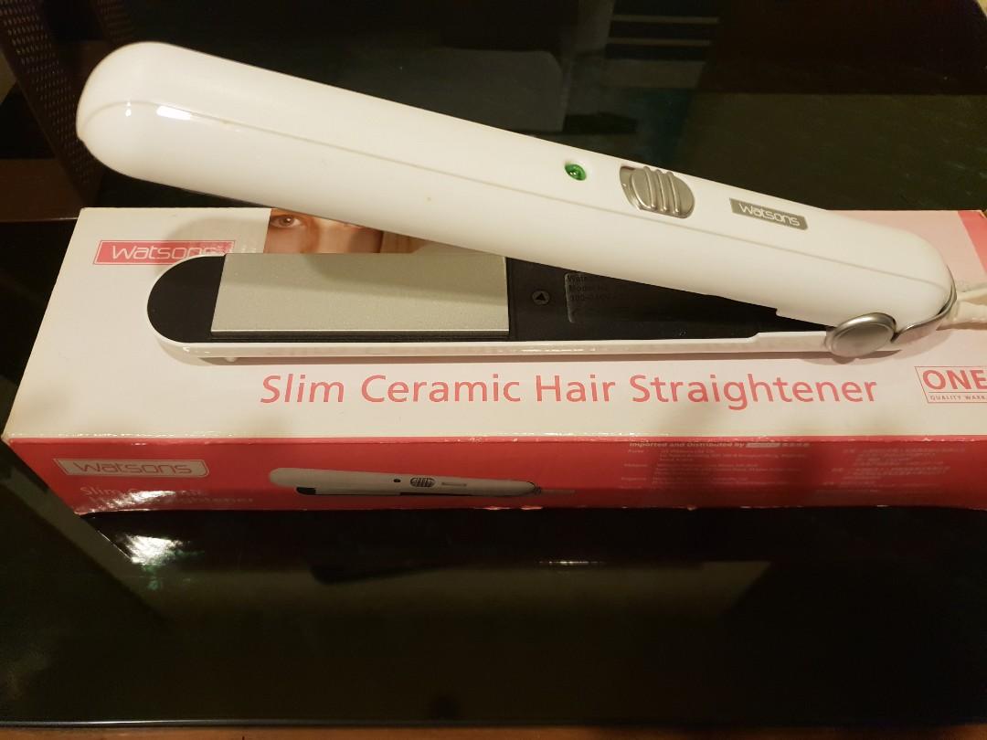 Watsons Slim Ceramic Hair Straightener, Beauty & Personal Care, Hair on