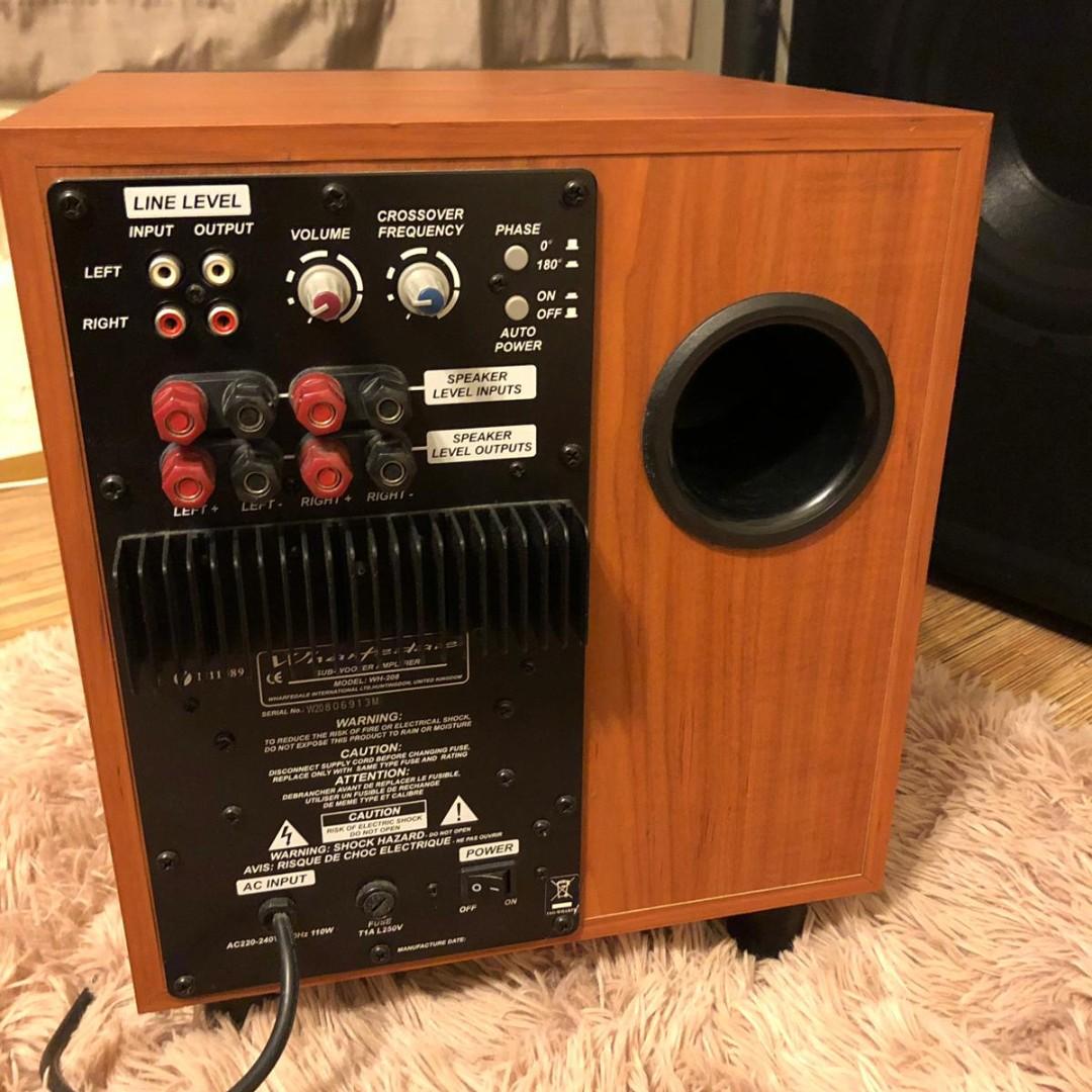 Wharfedale WH208 Subwoofer (8inch), Audio, Soundbars, Speakers