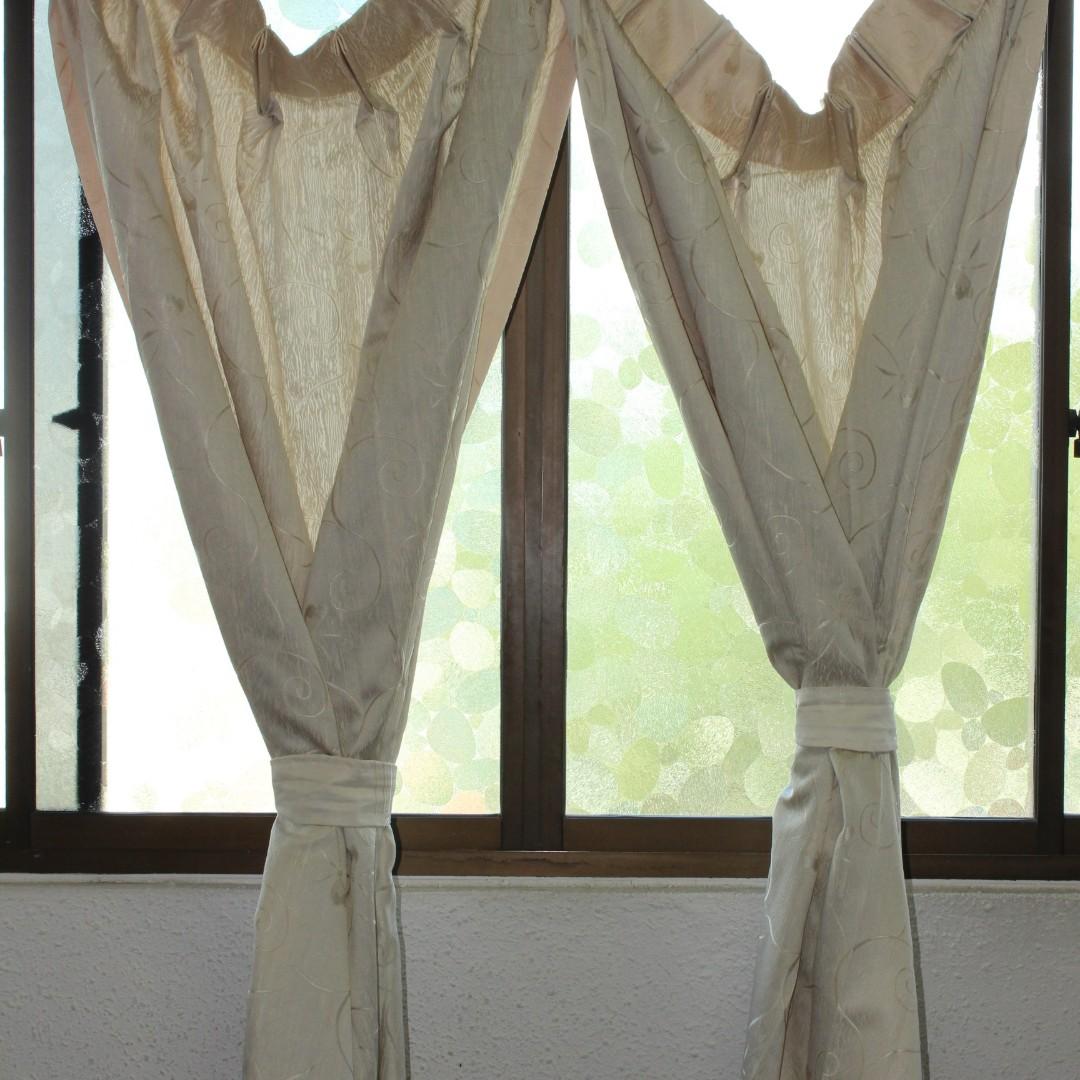 2 Sets Window Curtains Furniture Home Decor Others On Carousell