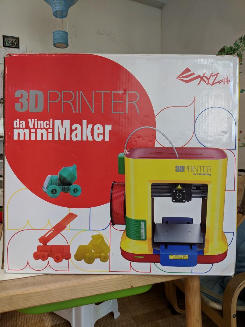 Xyz 3d Printer Da Vinci Minimaker Electronics Others On Carousell