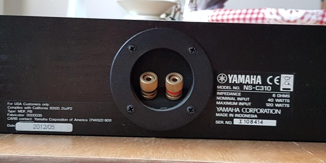 Yamaha Center Speaker, Audio, Soundbars, Speakers & Amplifiers on Carousell