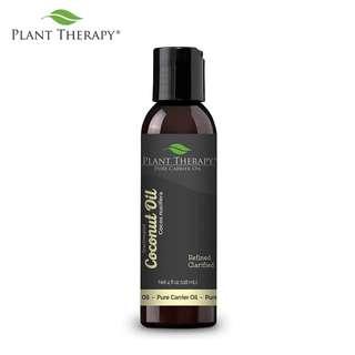 Plant Therapy Fractionated Coconut Carrier Oil 4oz Sealed PT Coconut Oil 4 oz
