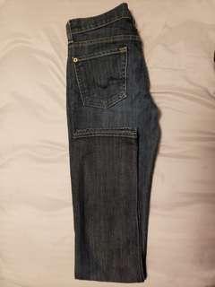 7 for all mankind jeans .Roxanne .size 26