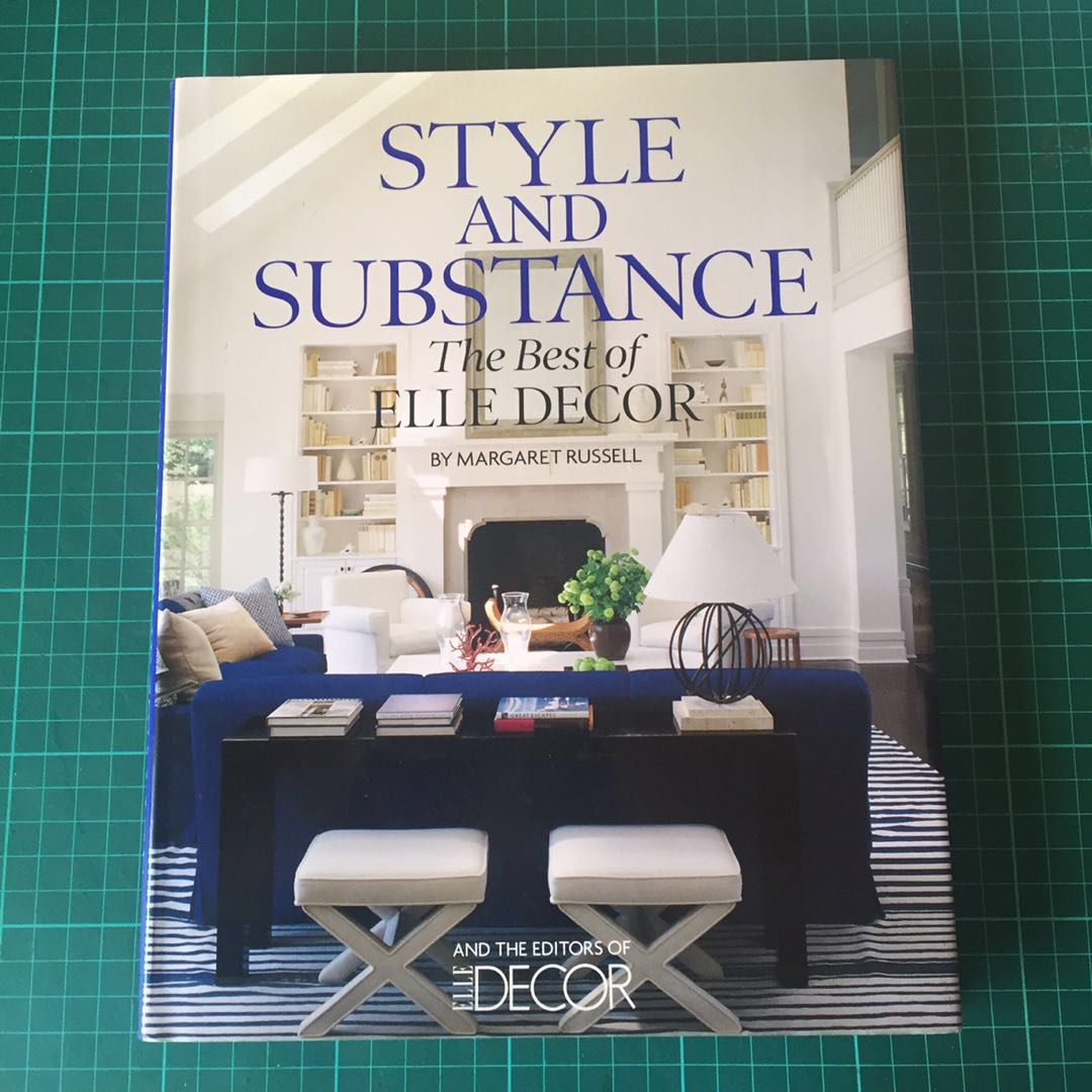 1 Item Coffee Table Book Style And Substance The Best Of Elle