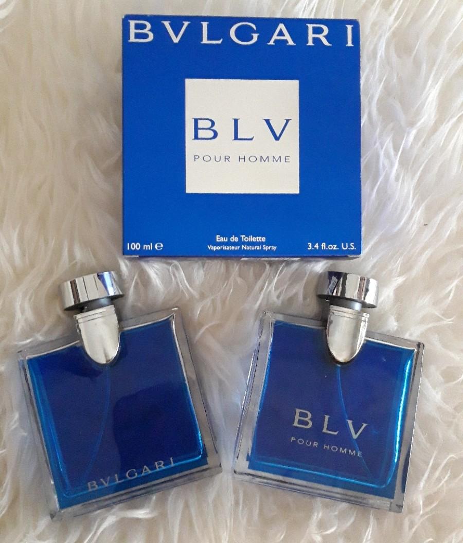 2 pcs Botol Bekas Bvlgari Original Pour Homme