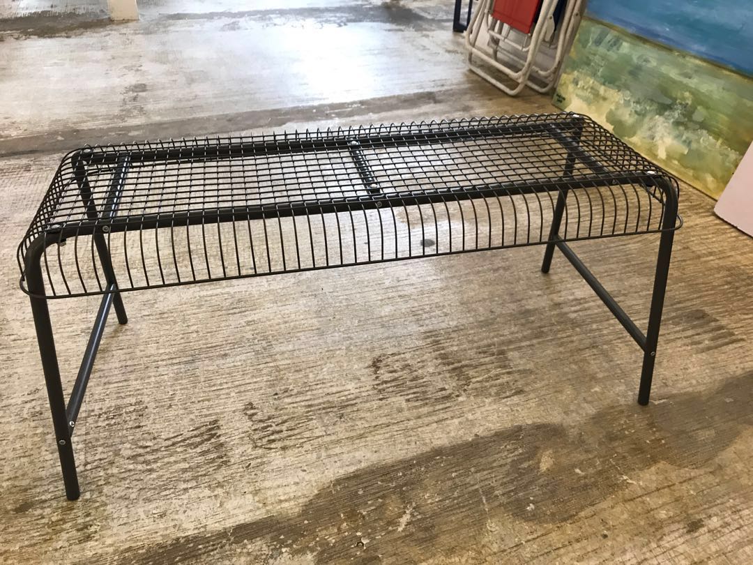 Metal bench best sale ikea