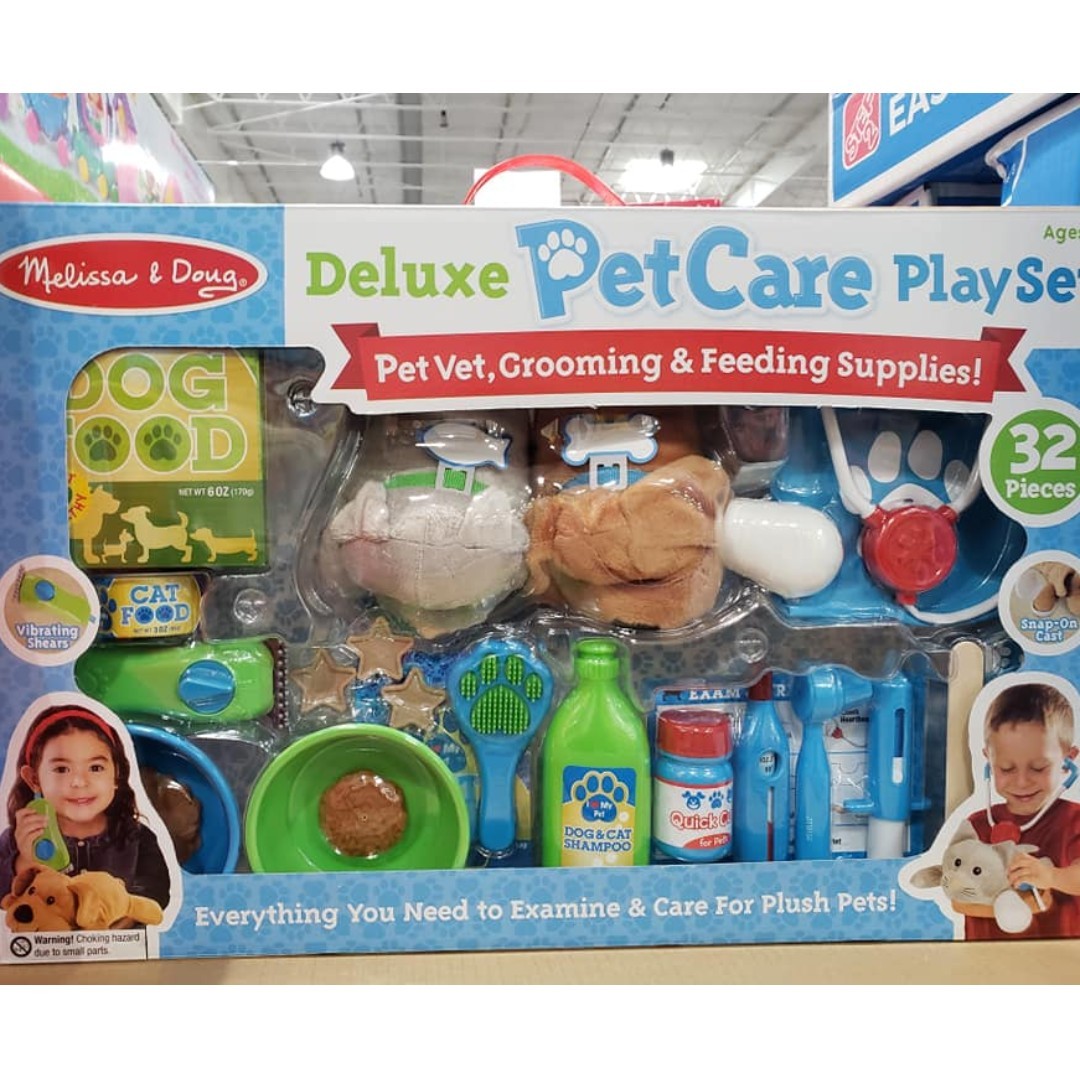 melissa and doug deluxe pet care set