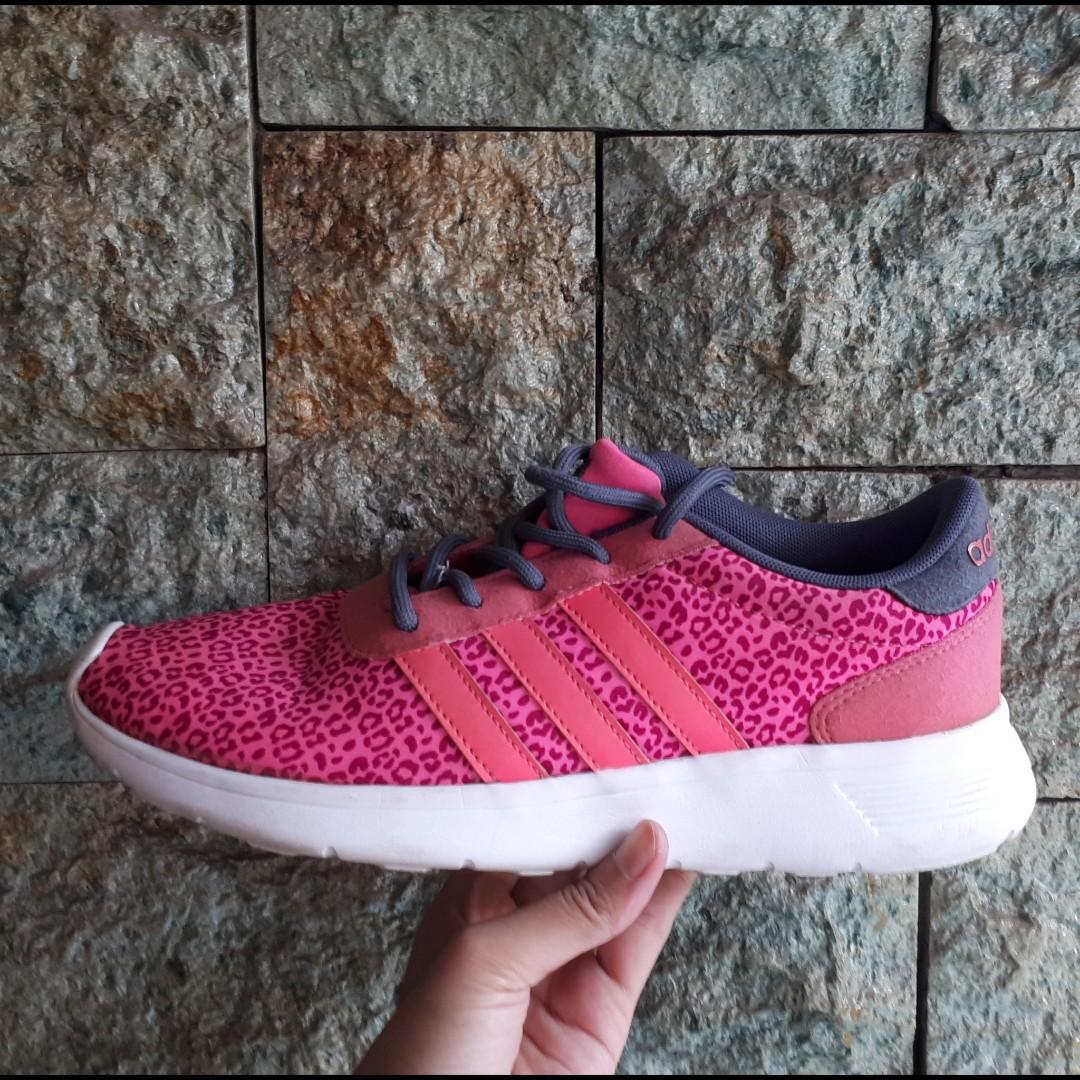 Adidas Neo Ortholite Leopard pink Fesyen Wanita Sepatu di