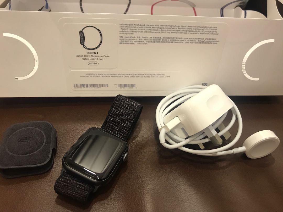 Series 4 space gray aluminum case black shop sport loop