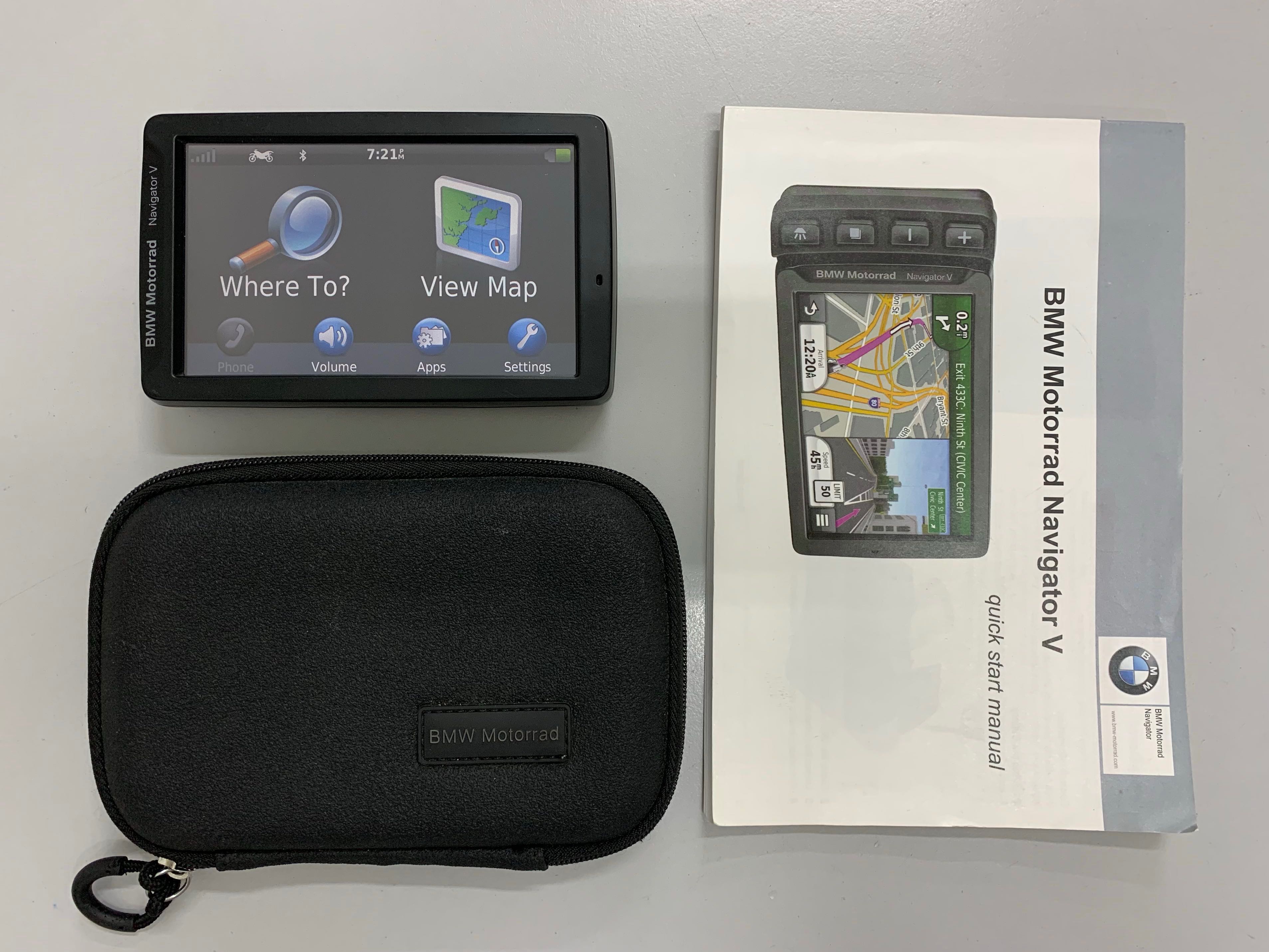 BMW Motorrad Navigator 5 GPS with manual , Motorbikes, Motorbike  Accessories on Carousell
