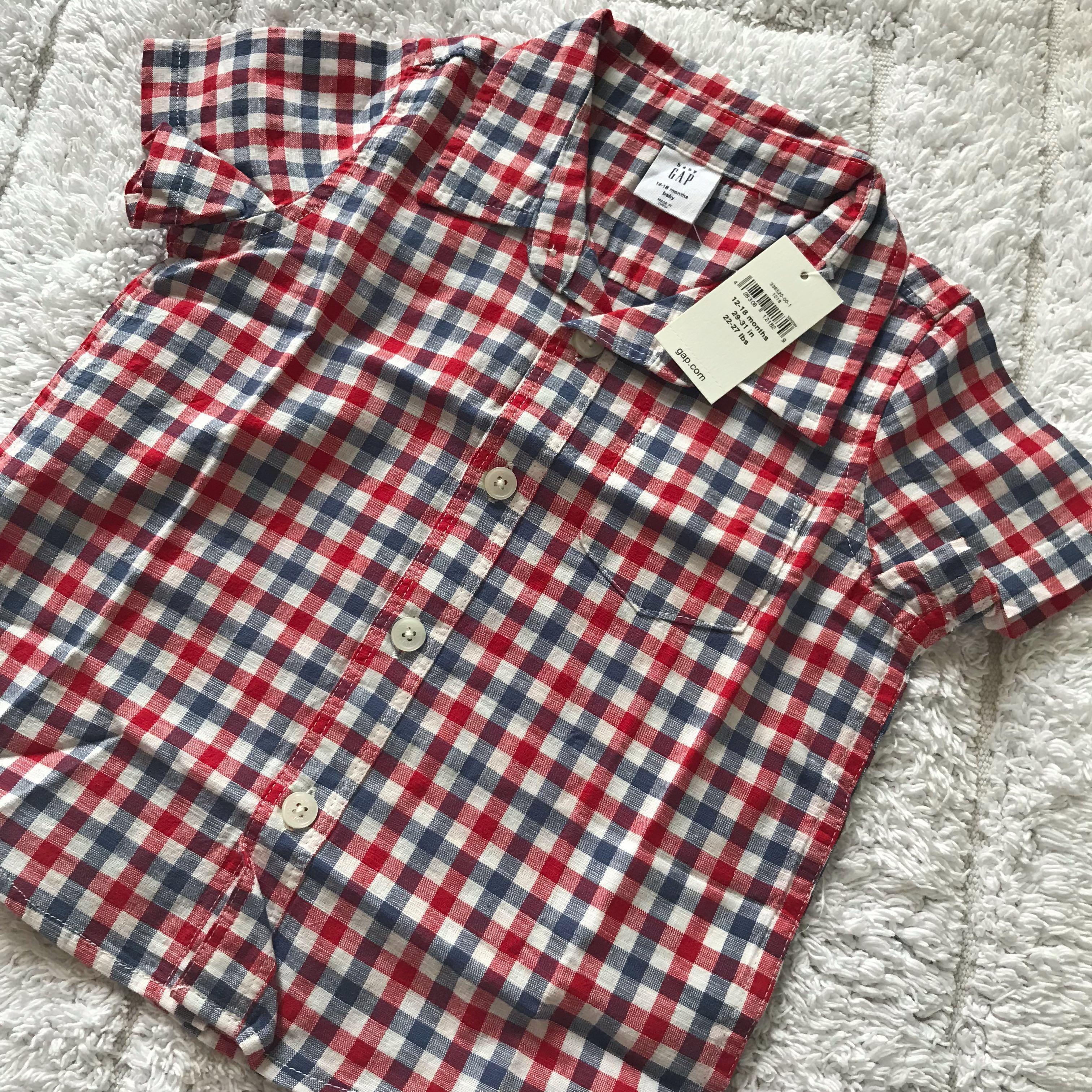 18 month plaid shirt