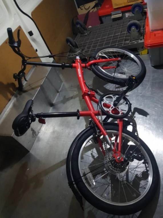 btwin 120 folding bike