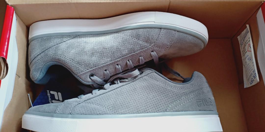 Fila Memory Merger Grey White Men s Fashion Footwear Sneakers on Carousell