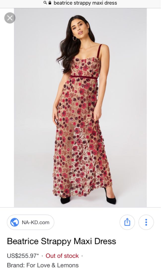 For love and lemons beatrice maxi dress new arrivals