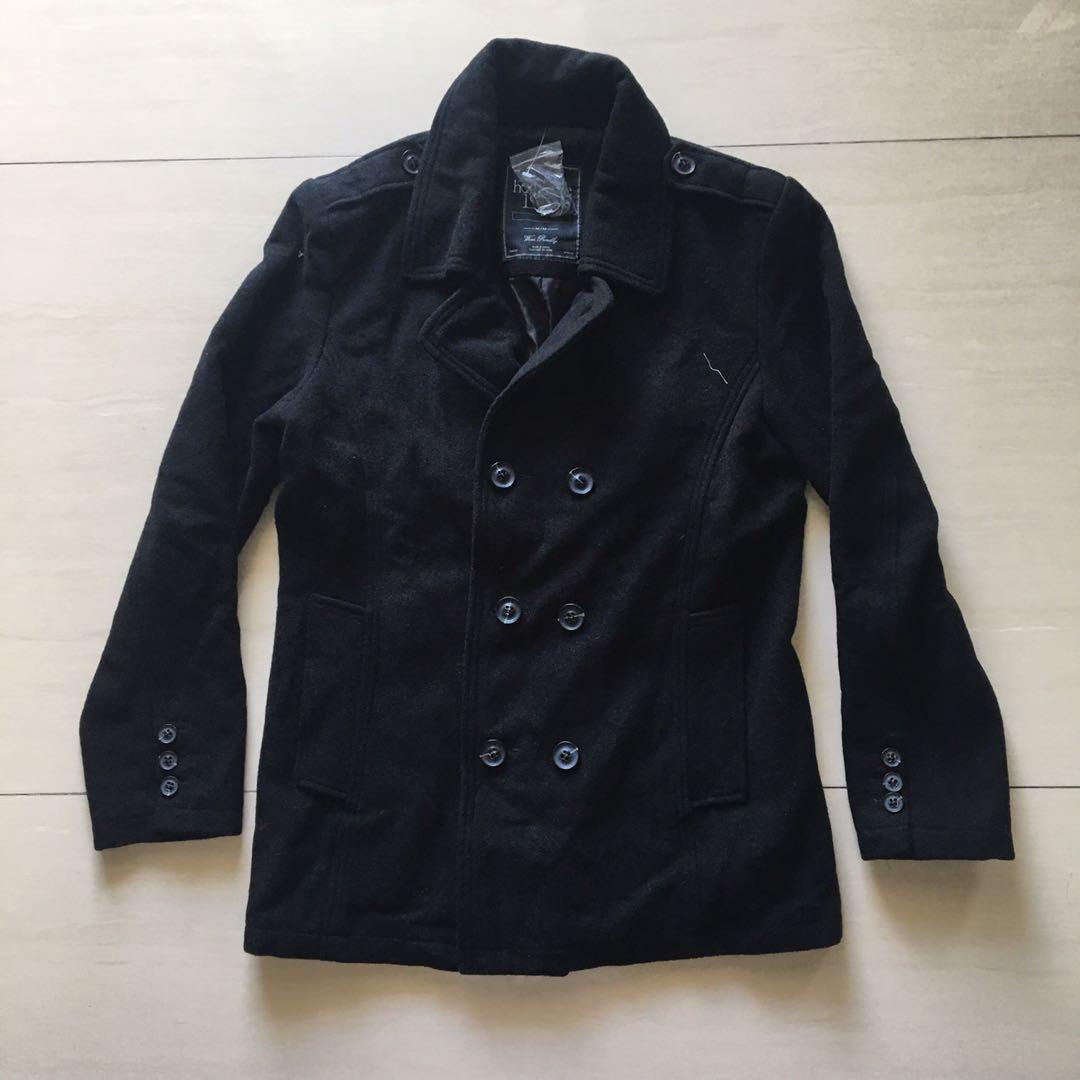 forever 21 mens pea coat