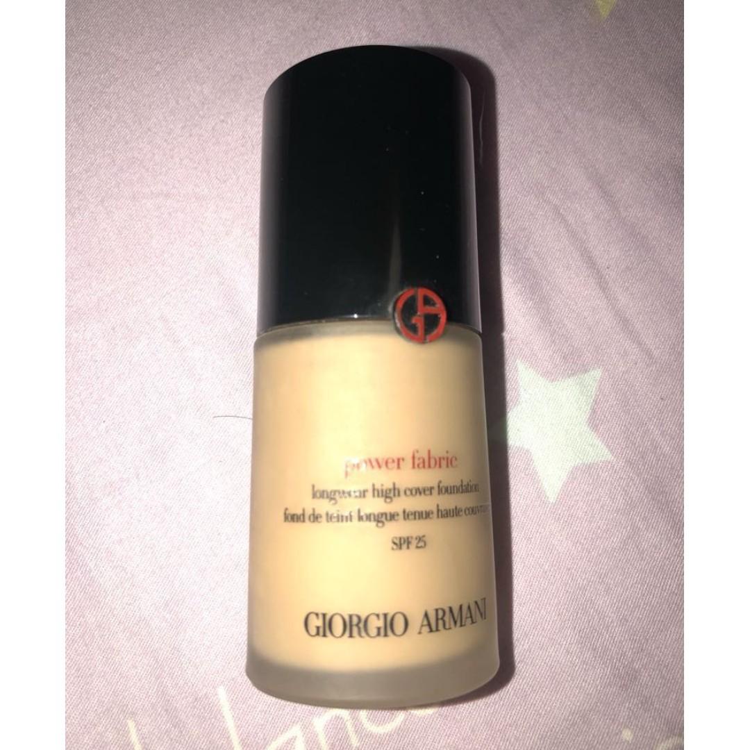 giorgio armani power fabric foundation 4.5