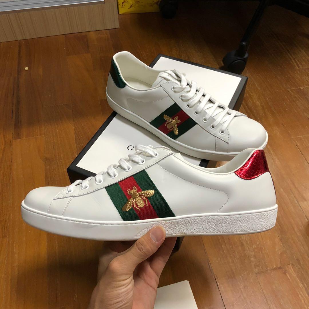 Gucci Ace Sneakers Shoe G11 Us11.5 Used 