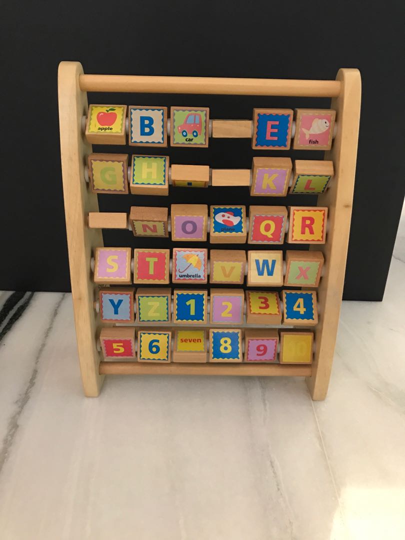 hape alphabet abacus
