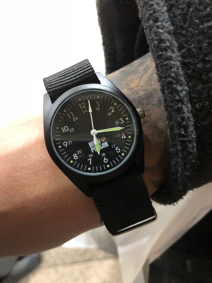 Head porter all black military watch outlet