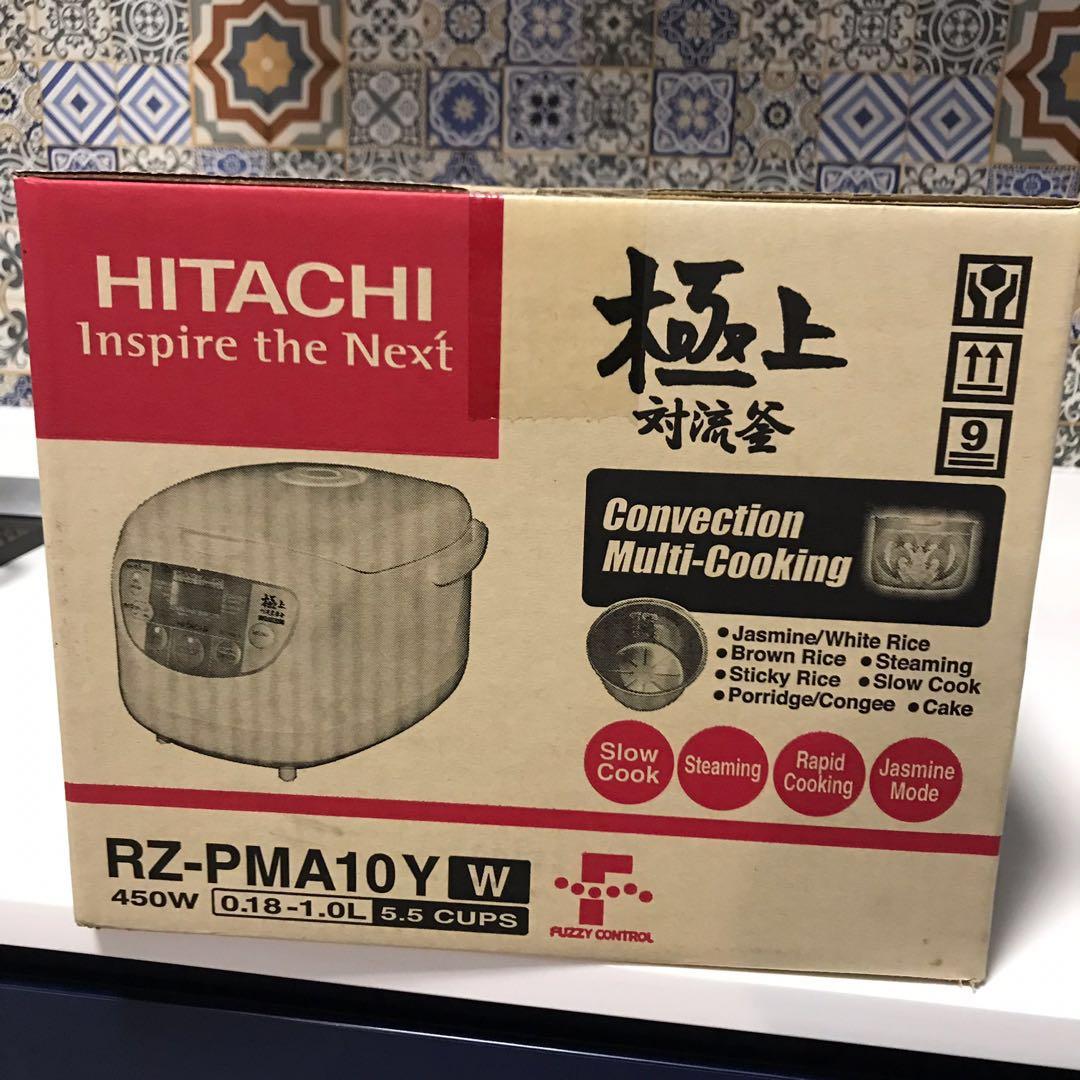 Hitachi Rice Cooker RZPMA10Y W 1.0L, TV & Home