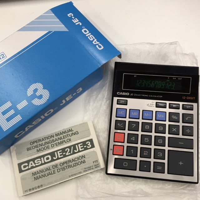 Casio calculator sales made in