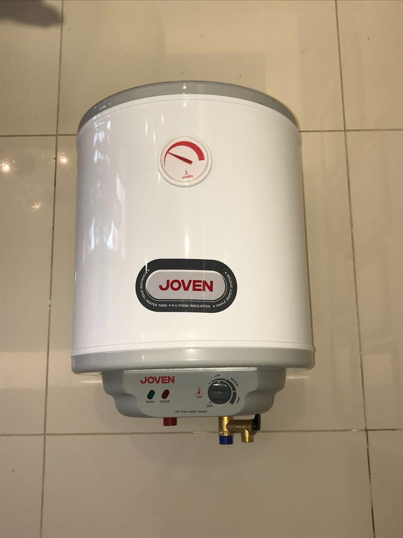 Joven JVA 25 Storage Water Heater (25 Liters), Furniture u0026 Home Living,  Bathroom u0026 Kitchen Fixtures on Carousell