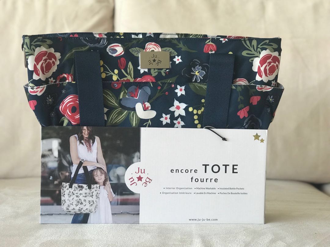 jujube encore tote midnight posy