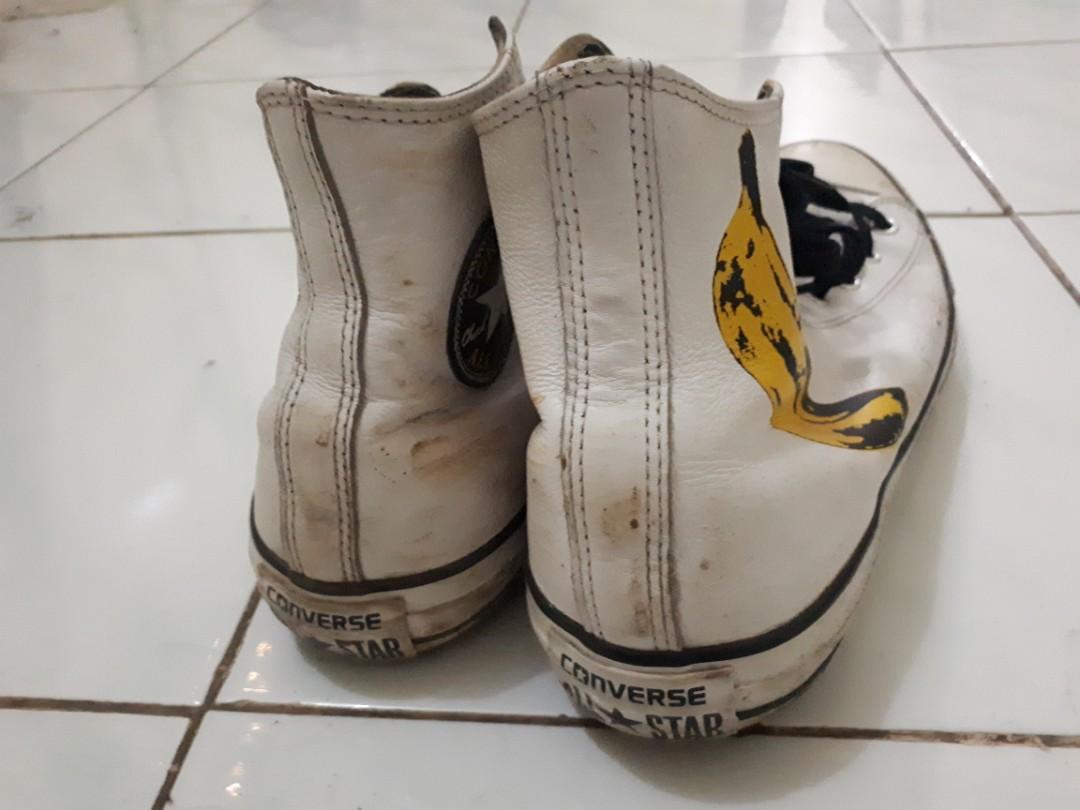 Jual murah original converse andy warhol banana rare item BU