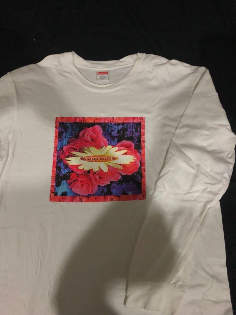 L Size Supreme Bloom Longsleeve L S Tee Men S Fashion Clothes