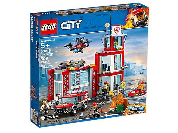 lego fire station 60216