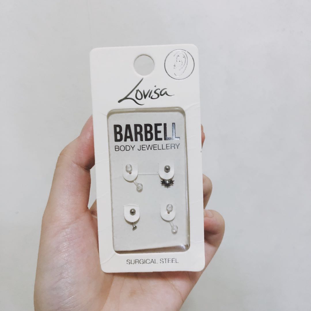 Lovisa Barbell Assorted Earrings Helix Tragus Rook Daith