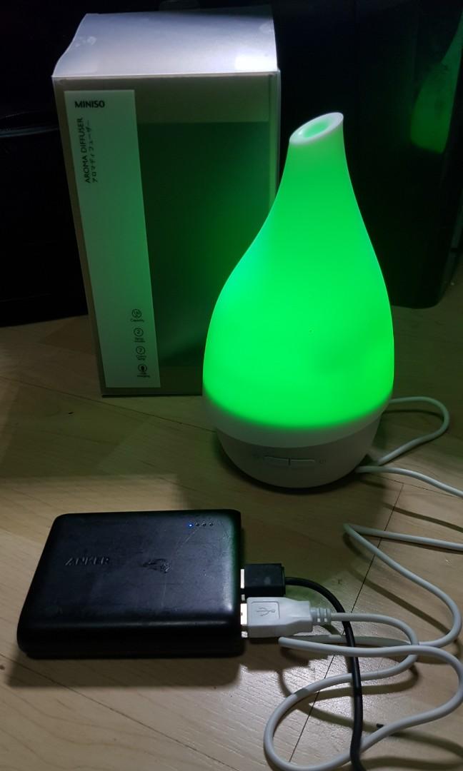 MINISO Aroma Diffuser (USB OPERATED), Furniture & Home Living, Home