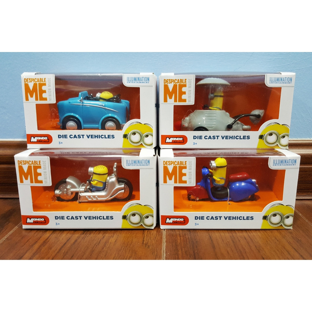 Mondo Motors Minions Die Cast Vehicles 4´er Set 
